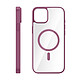 Zanaé Coque MagSafe pour iPhone 15 avec Contour Souple et Caméra Surélevée Violet pas cher