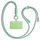 Zanaé Cordon Tour de Cou pour Smartphone Universel Ajustable avec Adaptateur Vert pâle - Cordon Tour de Cou pour Smartphone Universel Ajustable avec Adaptateur
