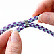 Acheter Zanaé Cordon Tour de Cou pour Smartphone Série Cordella Ajustable avec Adaptateur Violet