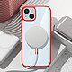 Avis Zanaé Coque MagSafe pour iPhone 15 avec Contour Souple et Caméra Surélevée Rouge