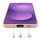 Acheter Coque MagSafe pour Samsung Galaxy S26 FE Finition Soft Touch Antichoc Rose clair