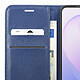 Zanaé Étui pour Samsung Galaxy S26 FE Effet Grainé avec Porte-Cartes et Support Vidéo Bleu nuit pas cher