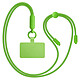Zanaé Cordon Tour de Cou pour Smartphone Universel Ajustable avec Adaptateur Vert citron - Cordon Tour de Cou pour Smartphone Universel Ajustable avec Adaptateur