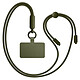 Zanaé Cordon Tour de Cou pour Smartphone Universel Ajustable avec Adaptateur Vert foncé - Cordon Tour de Cou pour Smartphone Universel Ajustable avec Adaptateur