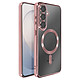 Coque MagSafe pour Samsung Galaxy S26 FE avec Contour Chromé Antichoc Rose gold - Cette coque pour Samsung Galaxy S26 FE offre une protection renforcée grâce à l'association robuste de polycarbonate rigide et de silicone gel absorbant.