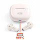 Xo Écouteurs Sans Fil TWS Bluetooth 5.4 avec Boîtier de Charge Étanche IPX4 Beige pas cher