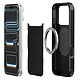 Acheter Générique Coque MagSafe pour iPhone 17 Pro / 18 Pro Antichoc avec Support Moto et Vélo Noir