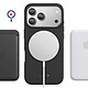 Générique Coque MagSafe pour iPhone 17 Pro / 18 Pro Antichoc avec Support Moto et Vélo Noir pas cher