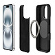 Acheter Générique Coque MagSafe pour iPhone 16 Antichoc avec Support Moto et Vélo Noir