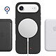 Générique Coque MagSafe pour iPhone Air Antichoc avec Support Moto et Vélo Noir pas cher