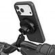 Générique Support Smartphone pour Guidon Moto / Vélo Rotule 360° Magnétique MT2 Noir Conçu pour s'adapter aux guidons de moto, scooter ou vélo de 22 à 32 mm et aux smartphones équipés du système magnétique Quick Release.