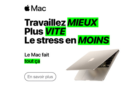 Macbook, ordinateurs portables Apple pour votre entreprise