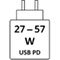27 - 57 W