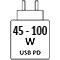 45 - 100 W 45 - 100 W