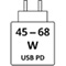 45 - 68 W 45 - 68 W