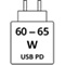 60 - 65 W